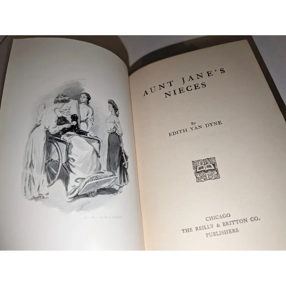 1906 Aunt Jane's Nieces 1st Edition Reilly & Britton Rare Collectible HC Book